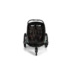 Hamax Cocoon Twin Child Bike Trailer - Green/Black -Sportful Shop HAMCOTWT 59816 07