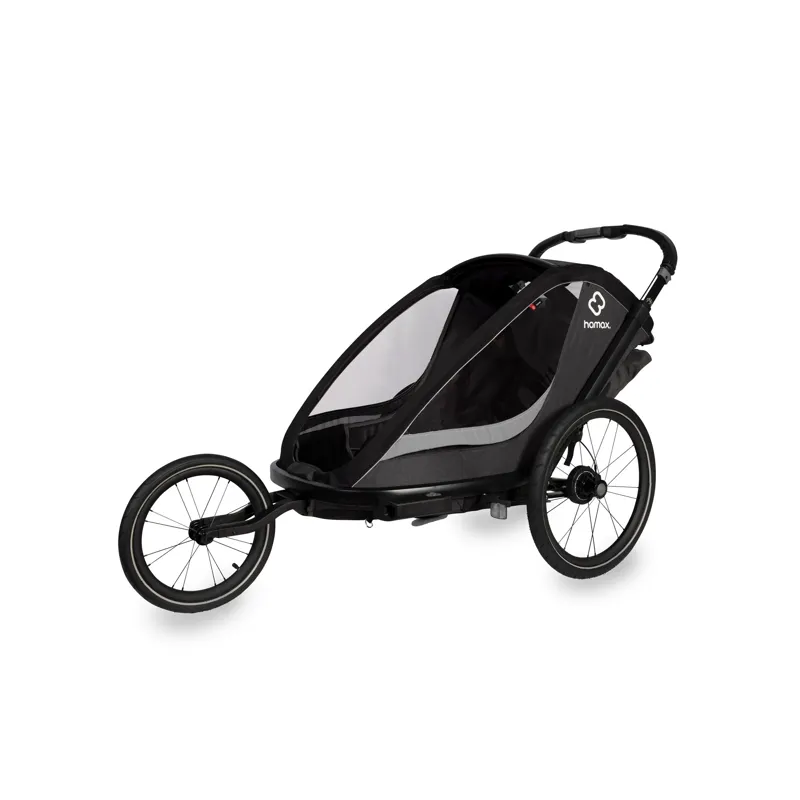 Hamax Cocoon Twin Child Bike Trailer - Grey/Black 15 Hamax Cocoon Twin Child Bike Trailer - Grey/Black - Image 13