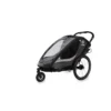 Hamax Cocoon Twin Child Bike Trailer - Grey/Black