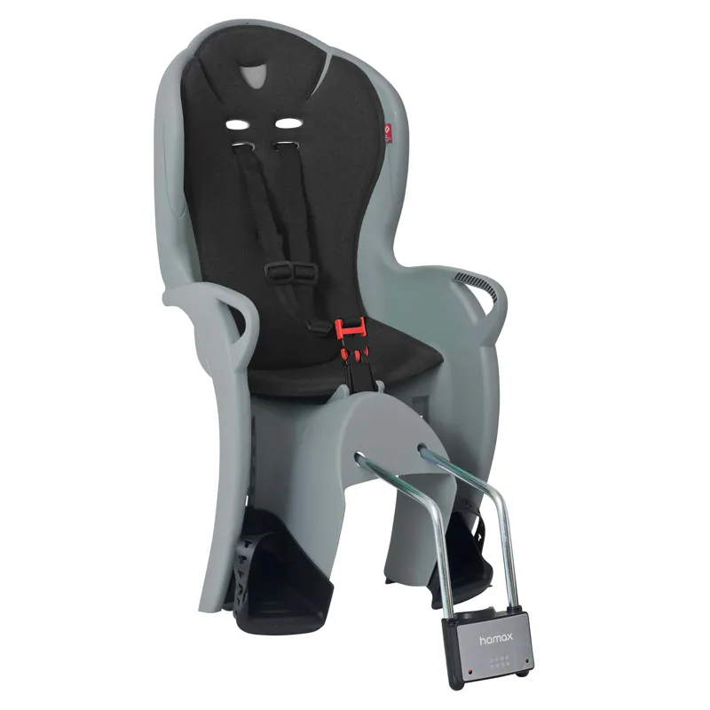 Hamax Kiss Rear Frame Mount Childseat - Black/Red 4 Hamax Kiss Rear Frame Mount Childseat - Black/Red - Image 2
