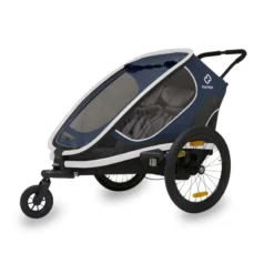 Hamax Outback Twin Reclining Child Trailer - Navy/White -Sportful Shop HAMOBR 59812 02
