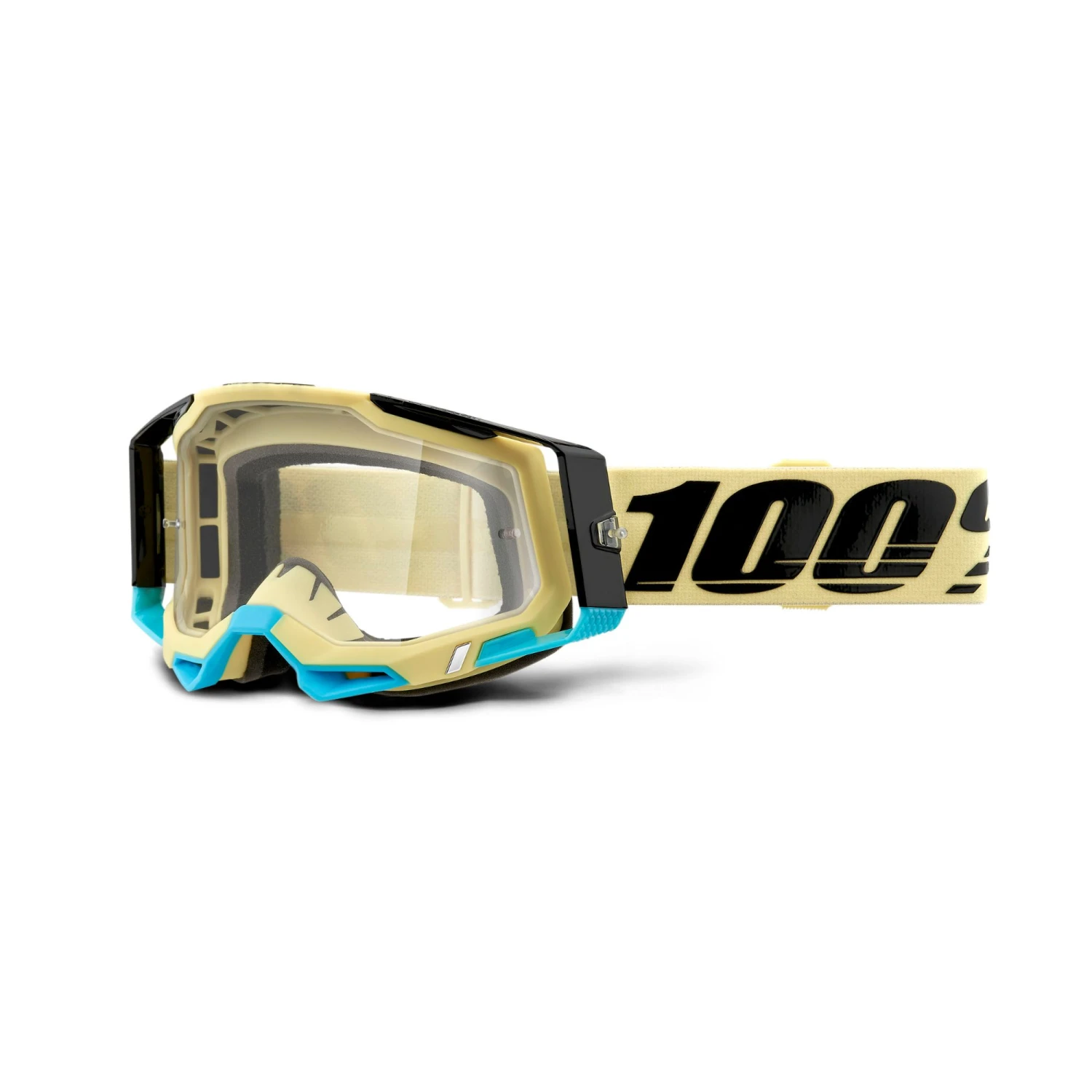 100 Racecraft 2 MTB Goggles - Blue/Clear Lens 3 100 Racecraft 2 MTB Goggles - Blue/Clear Lens