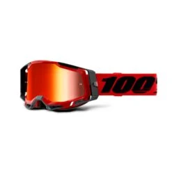 100 Racecraft 2 MTB Goggles - Yellow/Red Mirror Lens -Sportful Shop HP 50121 251 03 3