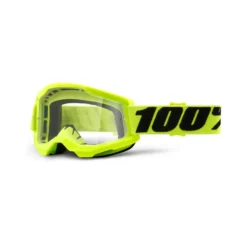 100 Percent Strata 2 MTB Goggles - Orange/Clear Lens