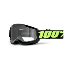 100 Percent Strata 2 MTB Goggles - Yellow/Clear Lens -Sportful Shop HP 50421 101 11 10