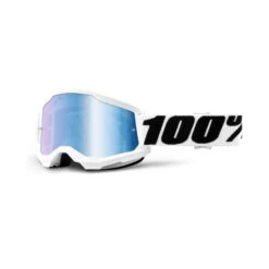 100 Percent Strata 2 MTB Goggles - Summit/Silver Mirror Lens -Sportful Shop HP 50421 250 12 9