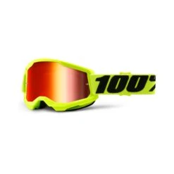 100 Percent Strata 2 MTB Goggles - Red/Mirror Lens -Sportful Shop HP 50421 251 04 3