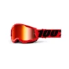 100 Percent Strata 2 Youth Goggles - Red/Mirror Lens 2 100 Percent Strata 2 Youth Goggles - Red/Mirror Lens -Sportful Shop HP 50521 251 03