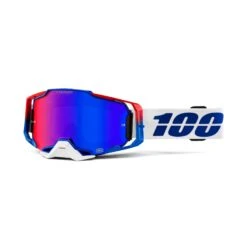 100 Percent Armega MTB Goggles - X-Ray/HiPER Silver Lens -Sportful Shop HP 50720 358 02 2