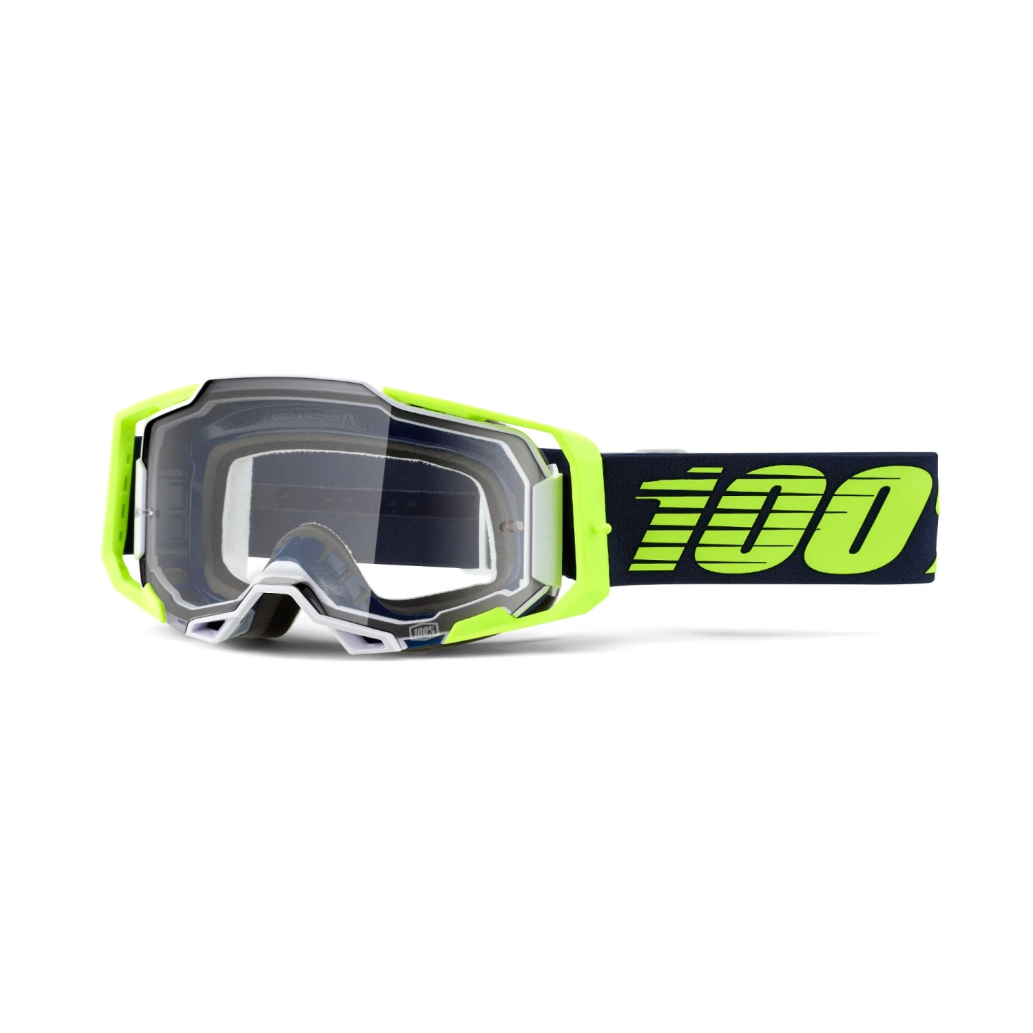 100 Percent Armega MTB Goggle - Citrus Frame Clear Lens Nuclear 3 100 Percent Armega MTB Goggle - Citrus Frame Clear Lens Nuclear