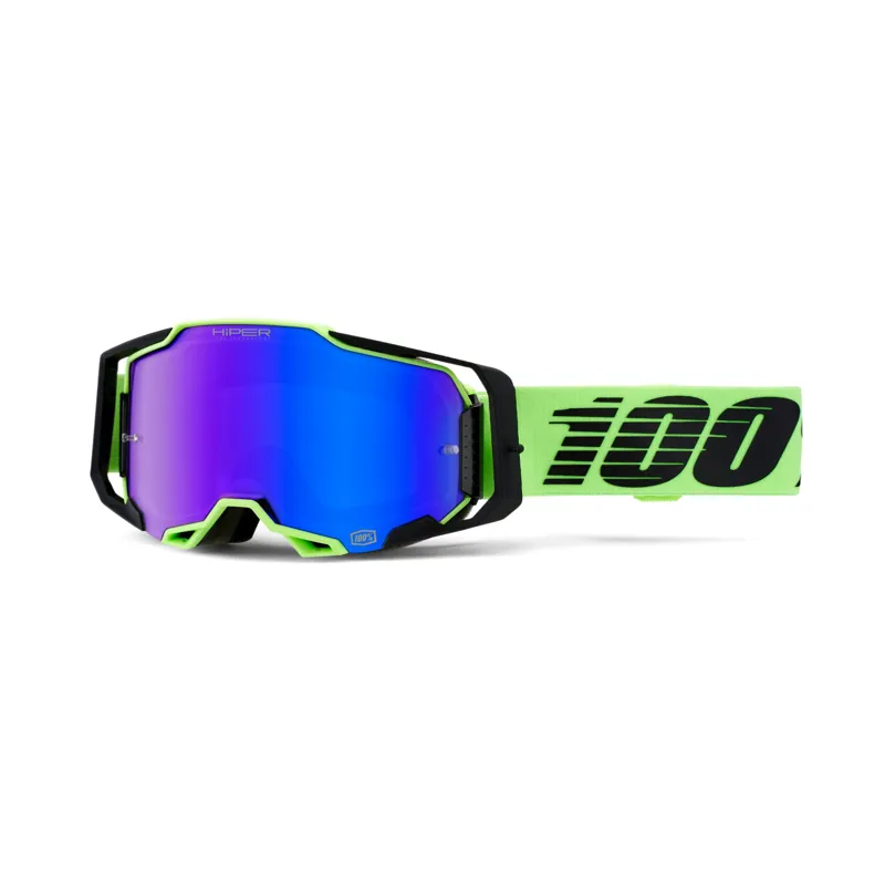 100 Percent Armega MTB Goggles - War Red/HiPER Silver Mirror Lens 5 100 Percent Armega MTB Goggles - War Red/HiPER Silver Mirror Lens - Image 3