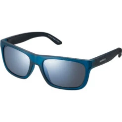 Shimano Tokyo Sunglasses - Black Layered/Smoke Silver Mirror -Sportful Shop SEW01231 1
