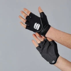 Sportful Neo Womens Short Finger Gloves - White -Sportful Shop SF02064BLK 1 2