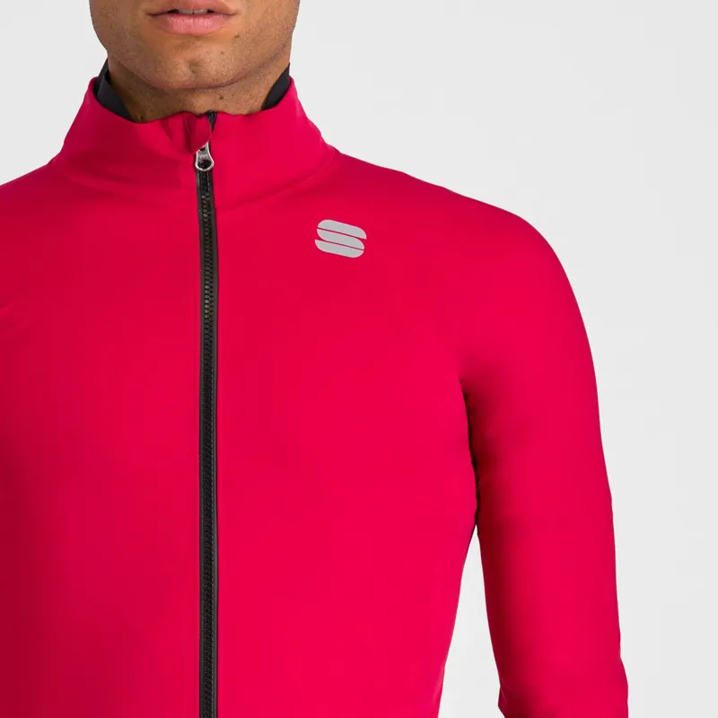 Sportful Fiandre Pro Men's Jacket - Red Rumba 6 Sportful Fiandre Pro Men's Jacket - Red Rumba - Image 4