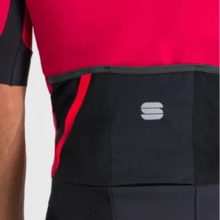 Sportful Fiandre Pro Short Sleeve Men's Windproof Jacket - Red Rumba -Sportful Shop SF19501REDRumba5