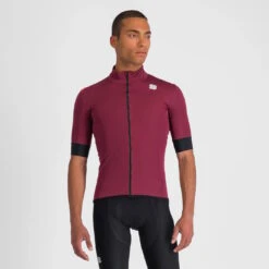 Sportful Fiandre Light NoRain Short Sleeve Men's Jacket - Black -Sportful Shop SF20022WINE1