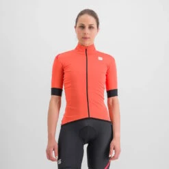 Sportful Fiandre Light NoRain Women's Short Sleeve Jacket - Red Wine -Sportful Shop SF20042Pompelmo1