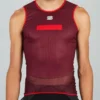 Sportful Pro Sleeveless Base Layer - Wine Red