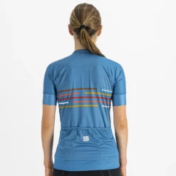 Sportful Vélodrome Women's Short Sleeve Jersey - Berry Blue -Sportful Shop SF210324641 2