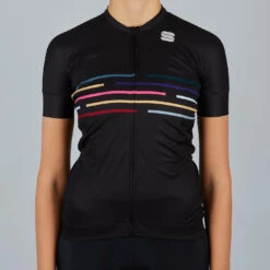 Sportful Velodrome Womens Short Sleeve Jersey - Violet -Sportful Shop SF21032BLK 1 2