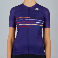 Sportful Velodrome Womens Short Sleeve Jersey - Violet -Sportful Shop SF21032PUR 1