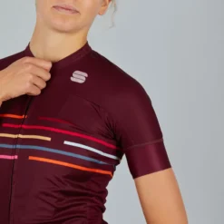 Sportful Velodrome Womens Short Sleeve Jersey - Red Wine 18 Sportful Velodrome Womens Short Sleeve Jersey - Red Wine -Sportful Shop SF21032REDWine 3