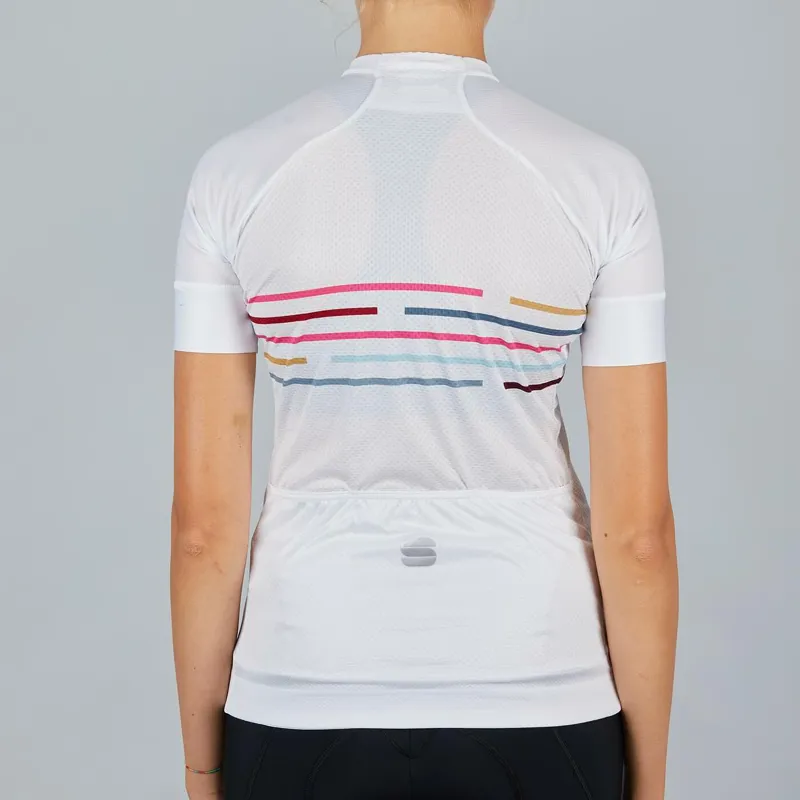 Sportful Velodrome Womens Short Sleeve Jersey - White 10 Sportful Velodrome Womens Short Sleeve Jersey - White - Image 8