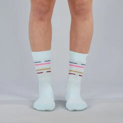 Sportful Velodrome Womens Socks - Blue Sea/Multi