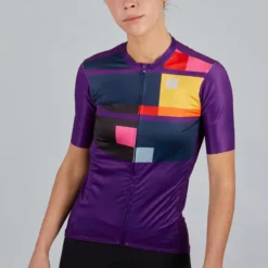 Sportful Idea Womens Short Sleeve Jersey - Violet -Sportful Shop SF21082PUR 3
