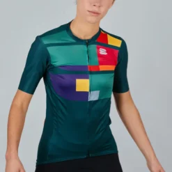 Sportful Idea Womens Short Sleeve Jersey - Sea Moss -Sportful Shop SF21082SeaGRN 3