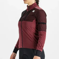 Sportful Supergiara Women's Windproof Jacket - Red Wine 14 Sportful Supergiara Women's Windproof Jacket - Red Wine -Sportful Shop SF21508REDWine 2