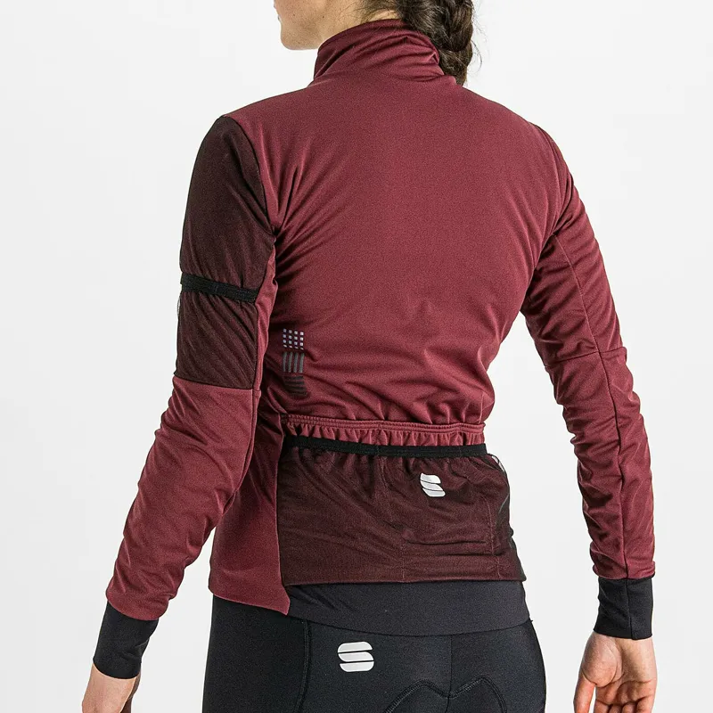 Sportful Supergiara Women's Windproof Jacket - Red Wine 8 Sportful Supergiara Women's Windproof Jacket - Red Wine - Image 6
