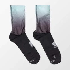 Sportful Race Mid Men's Socks - Black/Blue Sky -Sportful Shop SF21542BLKSky