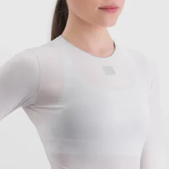Sportful Midweight Women's Long Sleeve Base Layer - White