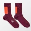 Sportful Snap Socks - Berry Blue/Cayenna Red