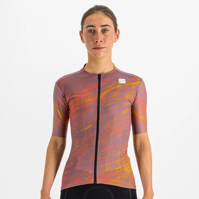 Sportful Cliff Supergiara Women's Short Sleeve Jersey - Mauve 5 Sportful Cliff Supergiara Women's Short Sleeve Jersey - Mauve - Image 3