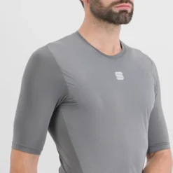 Sportful Fiandre Men's Short Sleeve Thermal Base Layer - Ash Grey 11 Sportful Fiandre Men's Short Sleeve Thermal Base Layer - Ash Grey -Sportful Shop SF22044AshGRY3