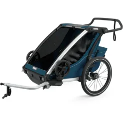 Thule Chariot Cross 2 Double Child Trailer - Blue -Sportful Shop THCH10202026 1