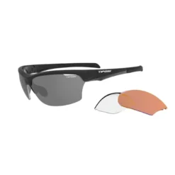 Tifosi Eyewear Intense Interchangable Lens Sunglasses - Matt Black