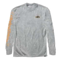 Troy Lee Designs Pistonbone Youth Long Sleeve T-Shirt - Grey Mineral Wash