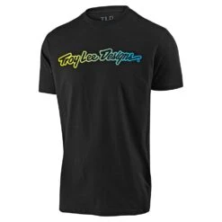 Troy Lee Designs Signature Youth Tee - Royal Blue -Sportful Shop TLD724807BLK