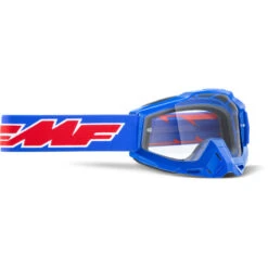 FMF PowerBomb Goggles - Rocket White Frame/Clear Lens -Sportful Shop UF5020010102 2