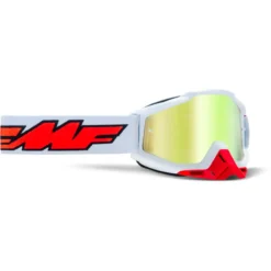 FMF PowerBomb Goggles - Rocket Blue Frame/Mirror Blue Lens -Sportful Shop UF5020025300