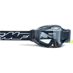 FMF PowerBomb Film System Goggles - Rocket Black Frame/Clear Lens