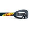 FMF PowerCore Core Goggles - Black Frame/Clear Lens -Sportful Shop UF5040010101