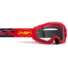 FMF PowerCore Flame Goggles - Navy Frame/Clear Lens -Sportful Shop UF5040010103