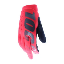 100% 100 Percent Brisker Cold Weather Long Finger Gloves - Black/Grey -Sportful Shop VAR HP 10016 057 10RED