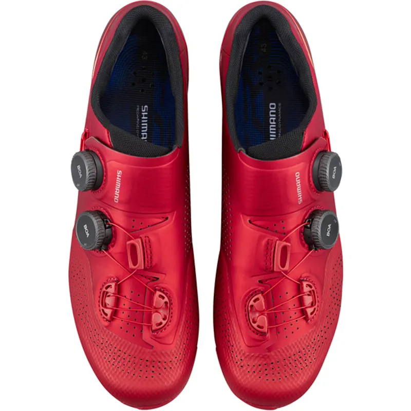 Shimano S-Phyre RC902 SPD-SL Men's Road Shoes - Red 7 Shimano S-Phyre RC902 SPD-SL Men's Road Shoes - Red - Image 5