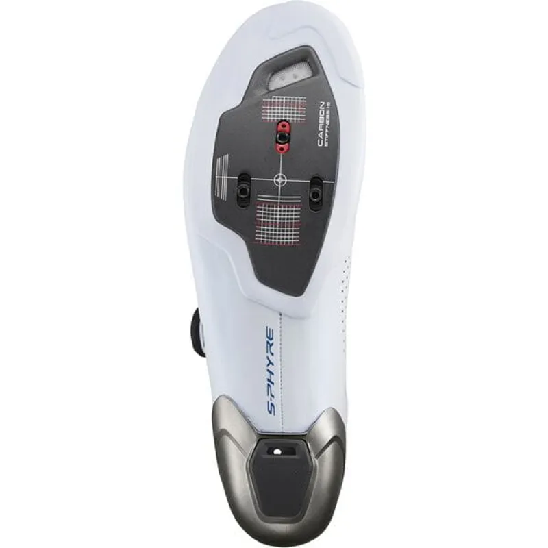 Shimano RC902T S-Phyre Men's SPD-SL Track Shoes - White 6 Shimano RC902T S-Phyre Men's SPD-SL Track Shoes - White - Image 4