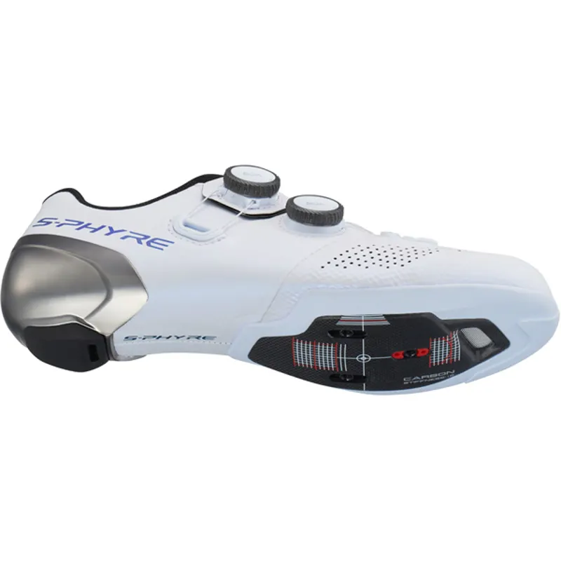 Shimano S-Phyre RC902W SPD-SL Women's Road Shoes - White 5 Shimano S-Phyre RC902W SPD-SL Women's Road Shoes - White - Image 3